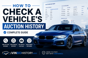 How to Check a Vehicle’s Auction History (Complete Guide)